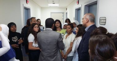 بالصور.. أصالة تشارك مجدى يعقوب فى افتتاح مركز أبحاث القلب بأسوان