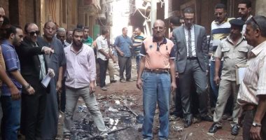 بالصور ..النيابة الإدارية تكشف غرق قرية محلة أبو على فى مياه الصرف
