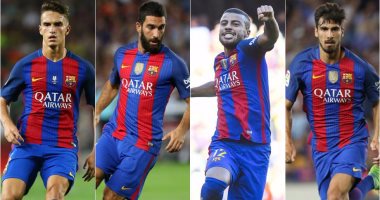 بالصور.. 4 نجوم يتنافسون على تعويض غياب إنييستا فى برشلونة