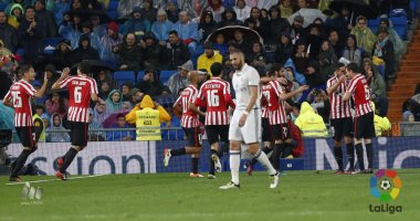 بالفيديو.. ريال مدريد يتعادل مع بلباو 1/1 فى الشوط الأول بالليجا
