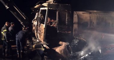 ننشر أسماء ضحايا حادث تصادم طريق سوهاج البحر الأحمر وتفحم 6 أشخاص