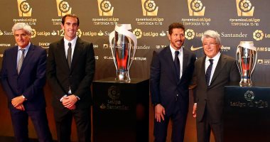 بالصور.. أتلتيكو مدريد يكتسح جوائز الأفضل بالليجا عن الموسم الماضى