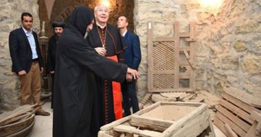 رئيس أساقفة النمسا يزور دير أبو مقار ببرية شيهيت