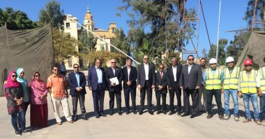 نواب الإسكندرية يتابعون أعمال تطوير قصر السلاملك