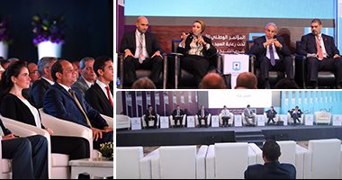 الرئيس بجلسة الحوار الأخيرة من شرم الشيخ: نحتاج لثورة مجتمعية.. والتغيير فى دولة بحجم مصر سيكون حادا وعنيفا.. وزير الأوقاف يطالب بتأهيل الدعاة ببرنامج رئاسى.. ومتحدث الكنيسة يطالب بتطوير سبل التواصل