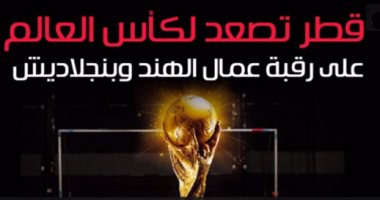 شاهد فى دقيقة.. قطر تنظم كأس العالم على جثث عمال الهند وبنجلاديش