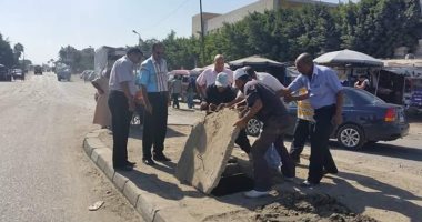 مياه المنوفية: طوارئ 24 ساعة لمواجهة الأمطار وتطهير بالوعات الصرف