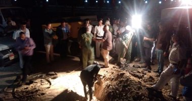 عمليات القاهرة: كسر ماسورة الغاز بمدينة نصر بسبب أعمال حفر بـ"حسن المأمون"