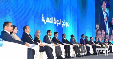 بالصور.. الرئيس السيسى: مصر بتتغير..ولا يوجد استئثار بالسلطة