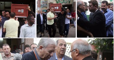 أسرة اللواء جمال حمّاد تشيع جثمانه من مسجد مصطفى محمود
