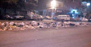 بالصور.. شكوى من تراكم القمامة فى شوارع حى عين شمس الشرقية