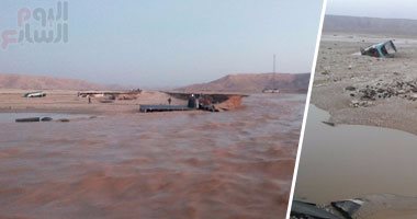 بالصور.. قوات الإنقاذ تواصل انتشال ضحايا السيول بالبحر الأحمر وسوهاج وقنا.. مجلس الوزراء: مصرع 13 وإصابة 50 .. وإغلاق الطرق السريعة وفصل التيار الكهربائى عن بعض المناطق.. وتعليق الدراسة فى رأس غارب