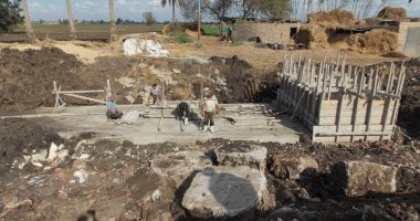 متابعة تغطية ترعة الجوابر المنهارة بتكلفة 2 مليون جنيه بالدقهلية