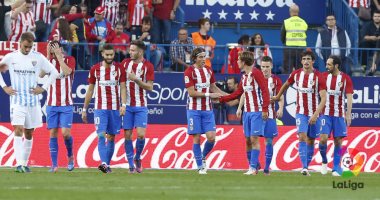 بالفيديو.. أتلتيكو مدريد يصعق مالاجا بثلاثية فى الشوط الأول بالليجا
