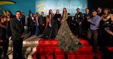 ترحيب كبير بنجوم مصر فى حفل افتتاح مهرجان أيام قرطاج السينمائية الدولى