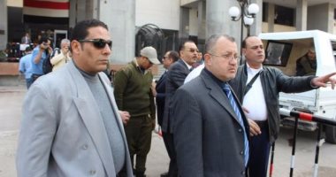 تكثيف أمنى بمحيط مجمع محاكم المنصورة قبل النطق بالحكم بقضية ترسيم الحدود