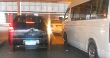 كاميرات مراقبة بمحيط الإغلاق الجزئى لنفق أحمد بدوى بشبرا منعا للزحام المرورى