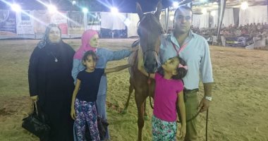 بالصور .. ختام فعاليات مهرجان الخيول العربية بنبروه 