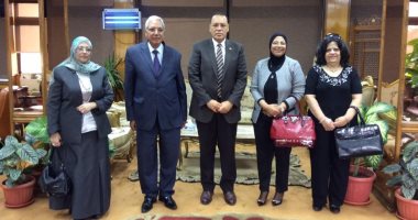 رئيس جامعة قناة السويس يُستقبل وفد من المجلس القومي للمرأة