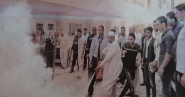 الحماية المدنية بالمنوفية تدرب طلاب المدارس على التعامل مع الحرائق