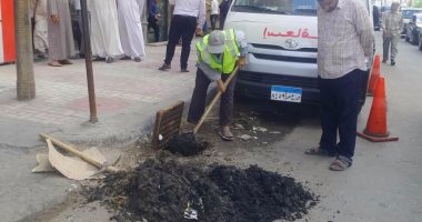  بالفيديو.. محافظة الإسكندرية تكثف أعمال تطهير شنايش الأمطار بحى شرق