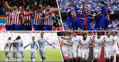 بالفيديو.. برشلونة يضيق الخناق على ريال مدريد فى صراع الليجا.. البارسا يتقدم للوصافة بالفوز على غرناطة.. وأتلتيكو يصالح جماهيره برباعية فى مالاجا.. توقف انتصارات أشبيلية.. ورونالدو يدخل قائمة الهدافين