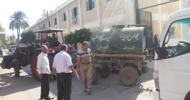 بالصور.. ميت أبو غالب تنفذ بياناً عملياً لمواجهة الأمطار