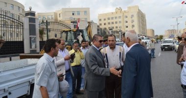  بالصور.. محافظ كفر الشيخ يتابع تنفيذ تجربة محاكاة لمواجهة أزمة السيول