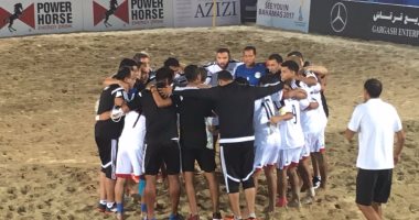 الشوط الأول.. مصر تتأخر أمام روسيا 2/3 فى كأس العالم للقارات للكرة الشاطئية 