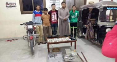 بالصور.. ضبط سارقى معهد العلوم الإدارية بـ"بياض العرب" فى بنى سويف