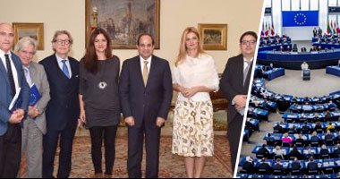  وفد البرلمان الأوروبى من القاهرة: نرحب باهتمام السيسى بقضية "ريجينى" وملتزمون بدعم مصر وندعو للاهتمام بحقوق الإنسان..ماريسا ماتياس: لم ندع أى من الإخوان للبرلمان.. وتعيين سفير لإيطاليا يناير المقبل