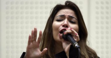 بالصور.. غادة رجب تجرى بروفات استعدادا لحفلها بمهرجان الموسيقى العربية 8 نوفمبر