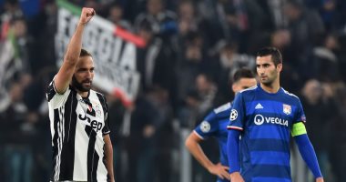 دورى الأبطال.. هيجواين يتقدم ليوفنتوس بهدف على ليون بالشوط الأول