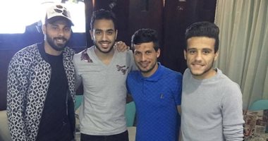 نجوم الزمالك فى ضيافة محمود كهربا