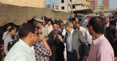 بالصور مدير أمن الفيوم يتفقد مواقف السيارات ومحطات الوقود