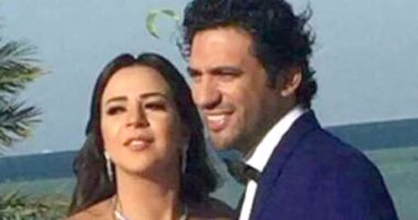 بالفيديو.. بوسى تشعل حفل زفاف حسن الرداد وإيمى سمير غانم بالجونة