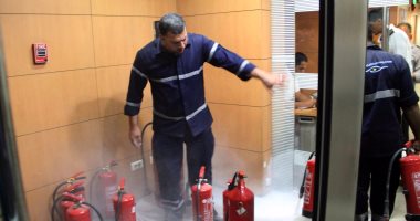 السيطرة على حريق غرفة حارس عقار بداخل جراج أحد البنوك فى المهندسين