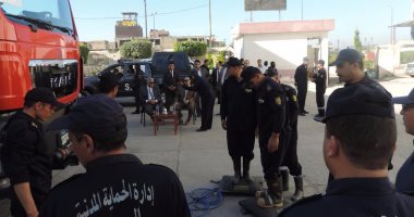 بالفيديو والصور.. زيارة مفاجئة للحماية المدنية فى البحيرة لتفقد استعدادها للسيول