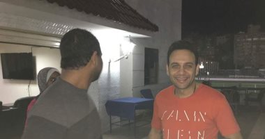 بالصور.. مصطفى قمر يزور الزمالك