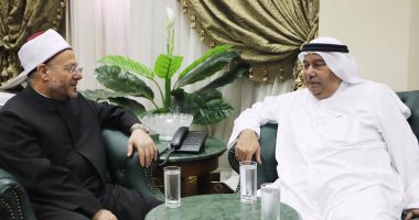 مفتي الجمهورية يستقبل السفير الكويتي بالقاهرة لبحث أوجه التعاون 