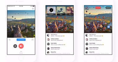فيس بوك يضيف أقنعة Prisma على فيديوهات البث المباشر
