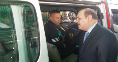 مساعد وزير الداخلية لشمال الصعيد يتفقد موقف القاهرة بمدينة الفيوم