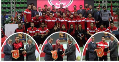 الأهلى يكرم أبطال العرب وأفريقيا والعالم