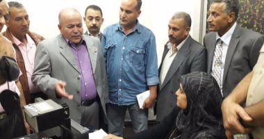 رئيس مدينة السنطة بالغربية يفتتح السجل المدنى بقريتى ميت حواى والقرشية