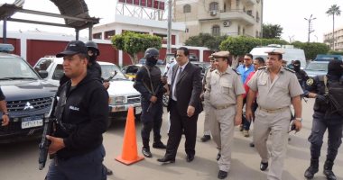  بالفيديو والصور.. مدير أمن كفرالشيخ  يتفقد الإستعادات الأمنية