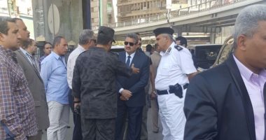 بالصور.. مدير أمن الجيزة يتفقد الخدمات الأمنية قبل تظاهرات الغد