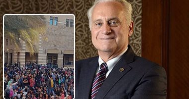 الجامعة الأمريكية تحل مشكلة المتظاهرين بتحصيل قسط نوفمبر بسعر الدولار القديم.. والطلاب مستمرون فى التظاهر للمطالبة بحل جذرى للأزمة.. ريتشياردونى: لن يتوقف أى طالب عن الدراسة بسبب التعثر المادى