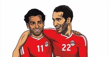 أبو تريكة يحفز محمد صلاح ونجوم المنتخب قبل مواجهة غانا