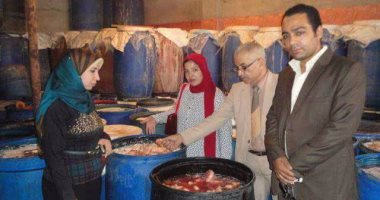 إعدام 13 طن مخللات فاسدة فى حملة تموينية بالدقهلية