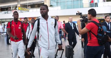 بالفيديو..منتخب غانا يصل مطار برج العرب استعدادا لمواجهة مصر غدا 